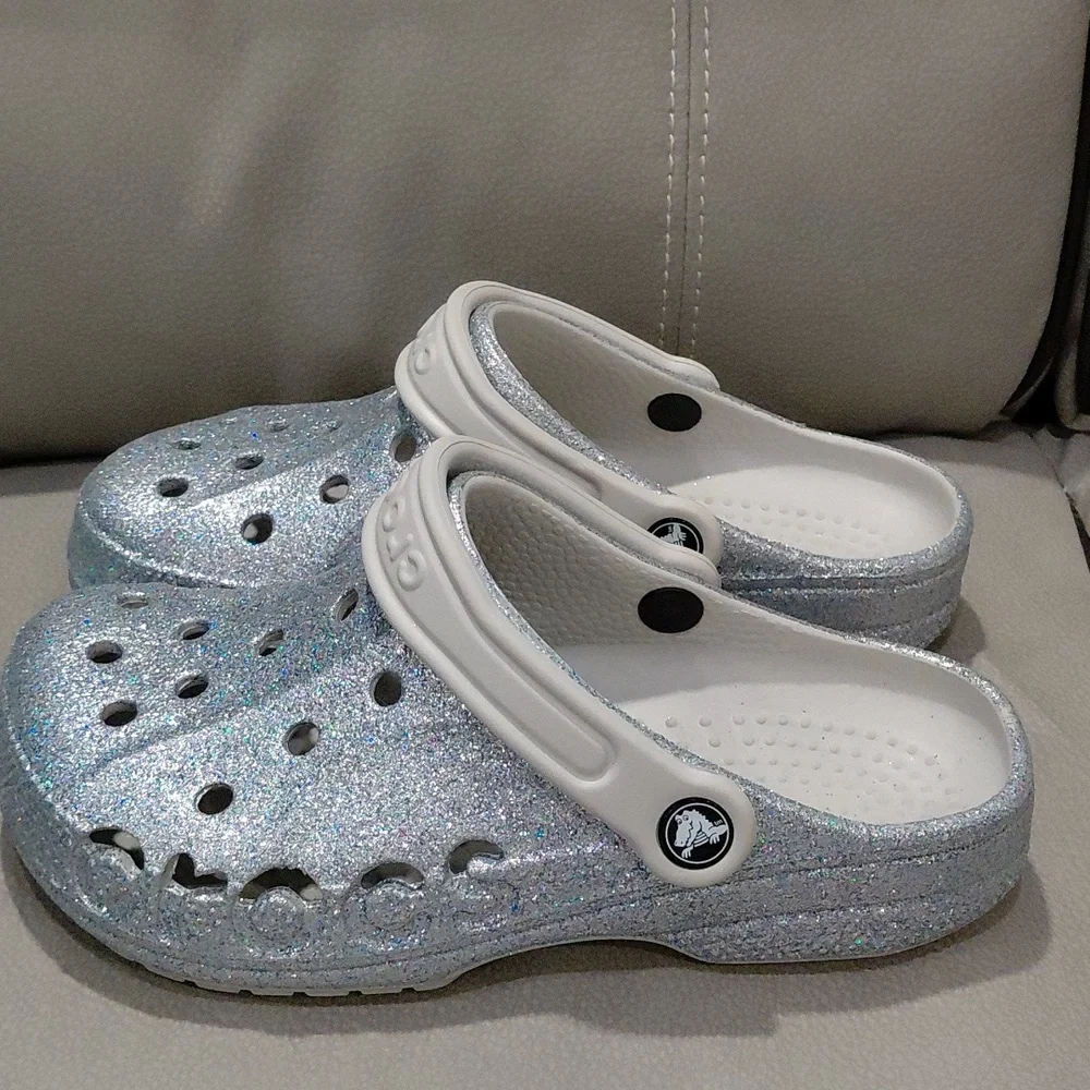 CROCS  Sparkly Clogs - Picture 5 of 9